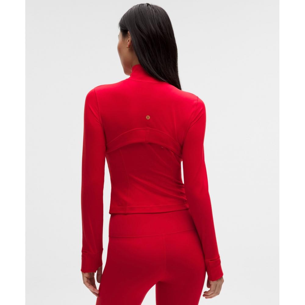 Lululemon Lunar New Year Define Cropped Jacket  Nulu Oxford Red