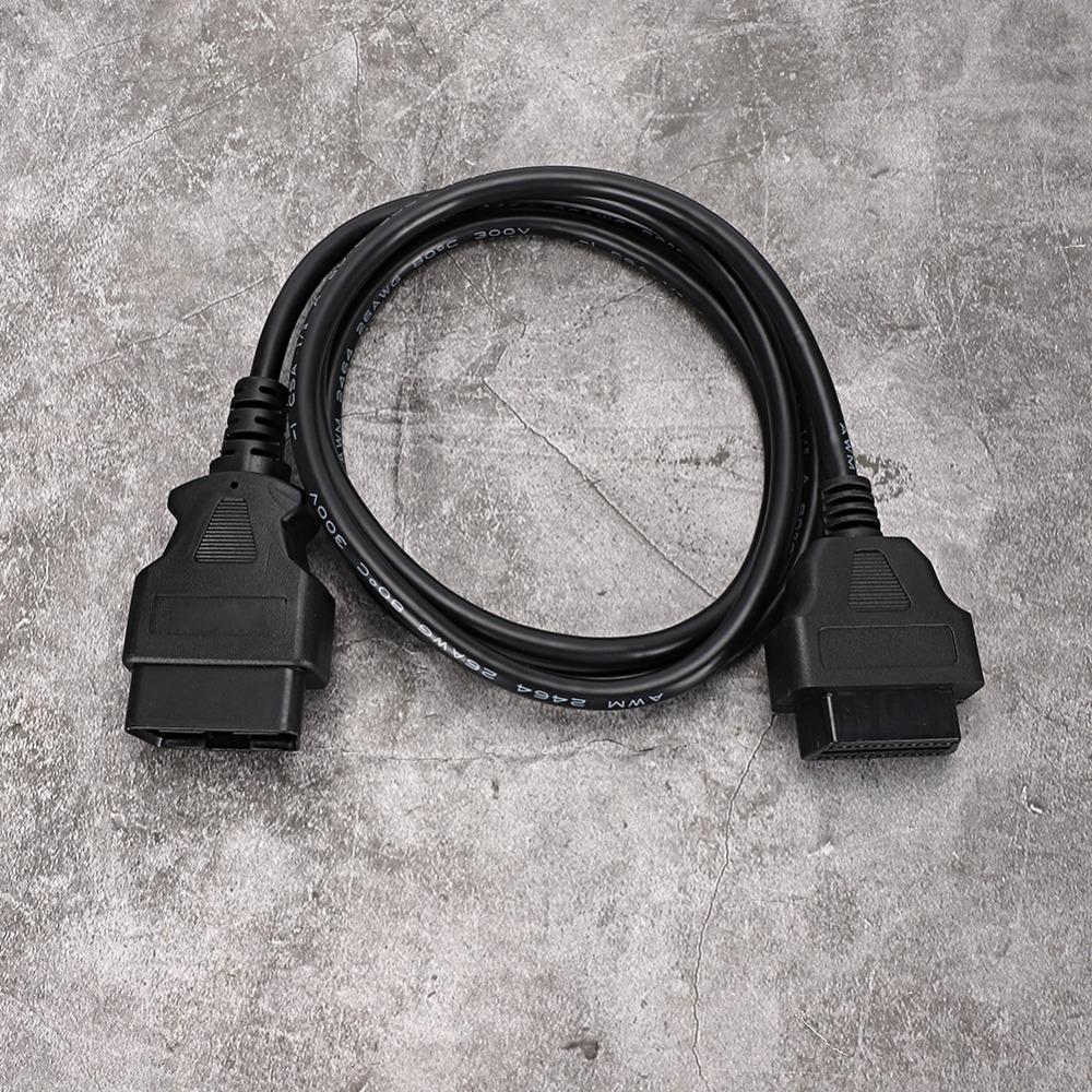16 Pin OBD2 Extension Cable 5ft/1.5m OBD2 Scan Tool Cable Diagnostic Adapter Auto Electronic Mod