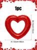1pc 42 inch hollow love aluminum foil balloon, suitable for birthday parties, anniversaries, photo shoots