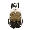 Schoolbag niche outdoor lightweight small backpack men and women travel crossbody breast bag leisure hiking bag dual-purpose backpack