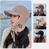Winter Knitted Earflap Hat For Women With Windproof And Warmth Features For Outdoor Activities