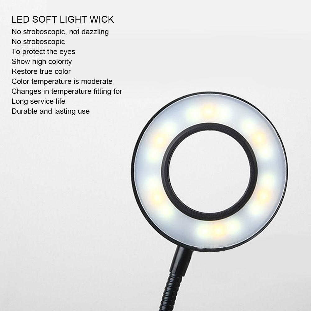 Makeup Tattoo Eye Care Reading Led Desk Light USB Nail Art Eyelash Extension Clip On Light