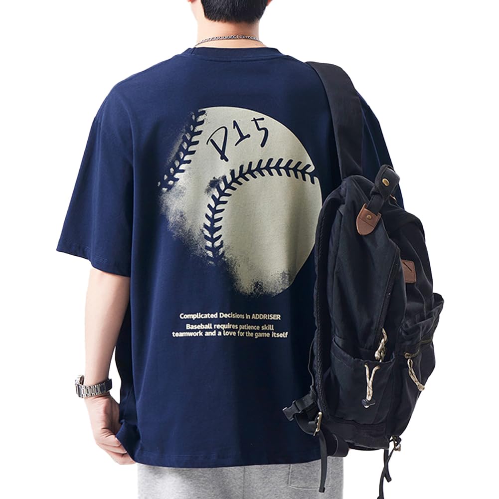 

Fosroe Short Sleeve Summer Stylish Baseball Cut and Cool Short Sleeve Plus T-Shirt, 100% Cotton, Clothing, Print, T-Shirt, Sewn, Clothing, Elegant,
