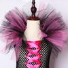 Halloween Witch Costume for Girls: European & American Style with Hat and Mesh Puffy Skirt