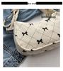 Korean Style Bow Knot Shoulder Bag - Versatile, Sweet, French Niche Handbag