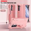 Galaxy Z Fold8 Ultra Case With Magnetic Hinge Cover Side Stylus Slot Kickstand PC Hard Shell Fold7 Fold6