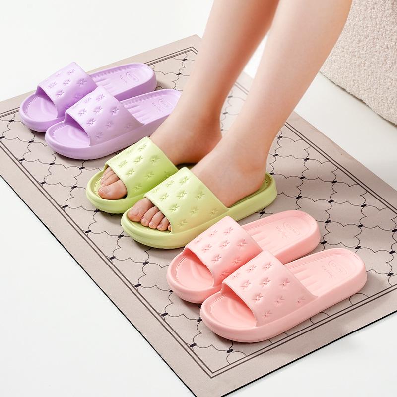 Mules EVA pour femmes pour l'été, Sandales de bain unies pour intérieur/extérieur