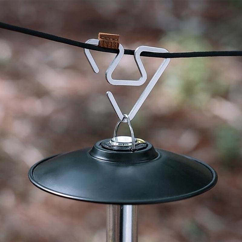 Multifunction Mini Camp Hook Hanger Hook Lantern Lamp Hanger Tent Pole Post Hook Hangs Camp Fishing Outdoor Equipment