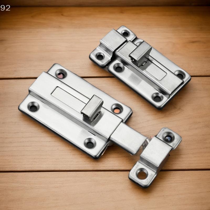 Self-Elastic Latch Security Bolt Latch Anti-theft Spring Latches Stainless Steel Cabinet Hinges Furniture Supplies Hardware