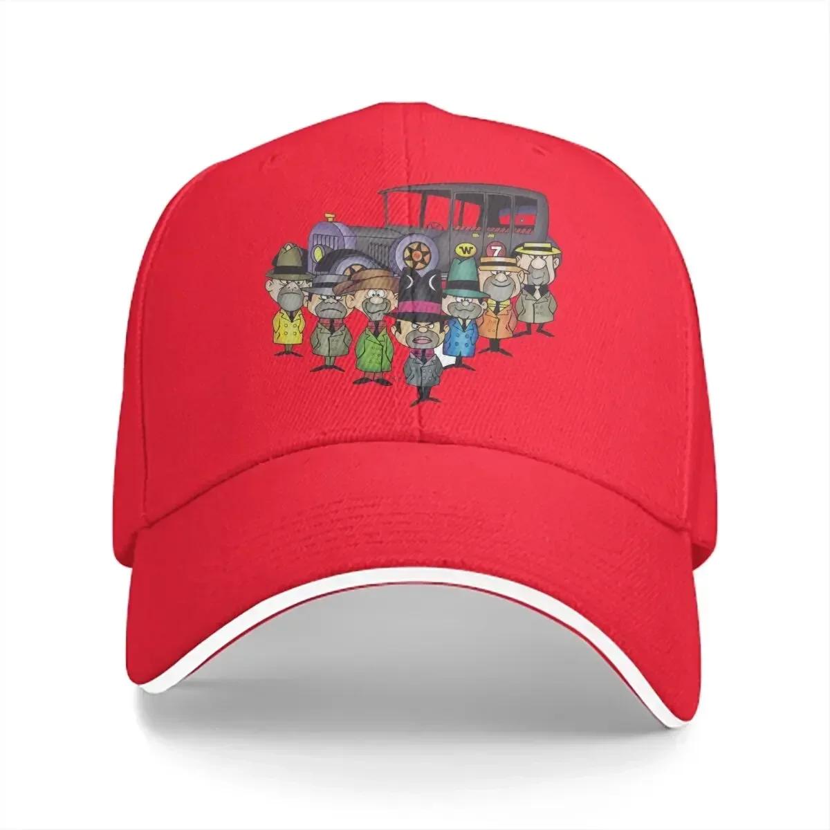 

Team Friends Unisex Baseball Caps Peaked Cap Wacky Races 60s Cartoon Sun Shade Hats for Unisex Women 56-58cm