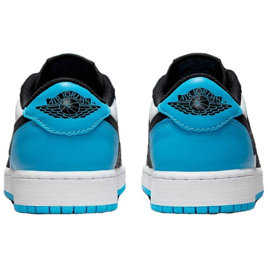 Air Jordan 1 Retro Low OG GS UNC Kids Sneakers White Dark-Powder-Blue Black CZ0858-104