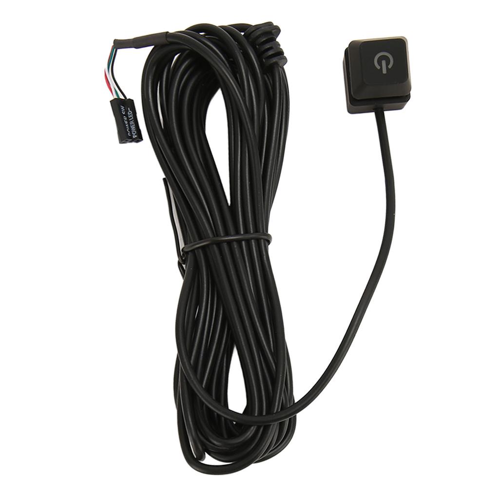 PC Power Button Extension External Flexibility PC Power Switch Power Supply Control Adapter Cable Computer Host Button