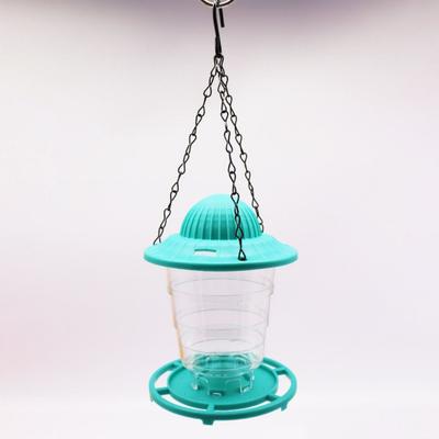 Creative Folding Hanging Bird Feeder Waterproof with Roof Automatic Bird Feeder Large Capacity Wild Bird Feeder Parrot Feeding