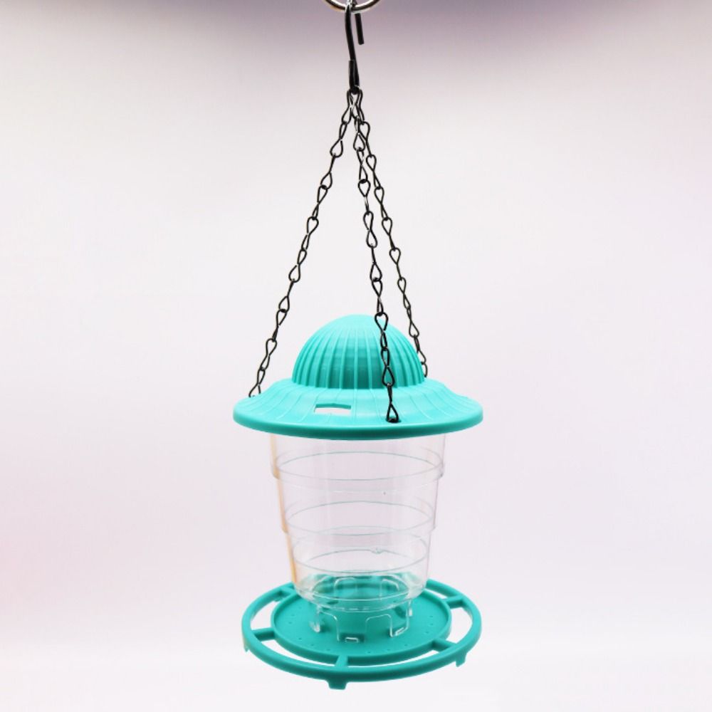 Creative Folding Hanging Bird Feeder Waterproof Large Capacity Hummingbird Feeder with Roof Automatic Bird Feeder Outdoor Yard