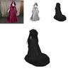 The Ultimate Wedding Dress Solid Color Hooded Design