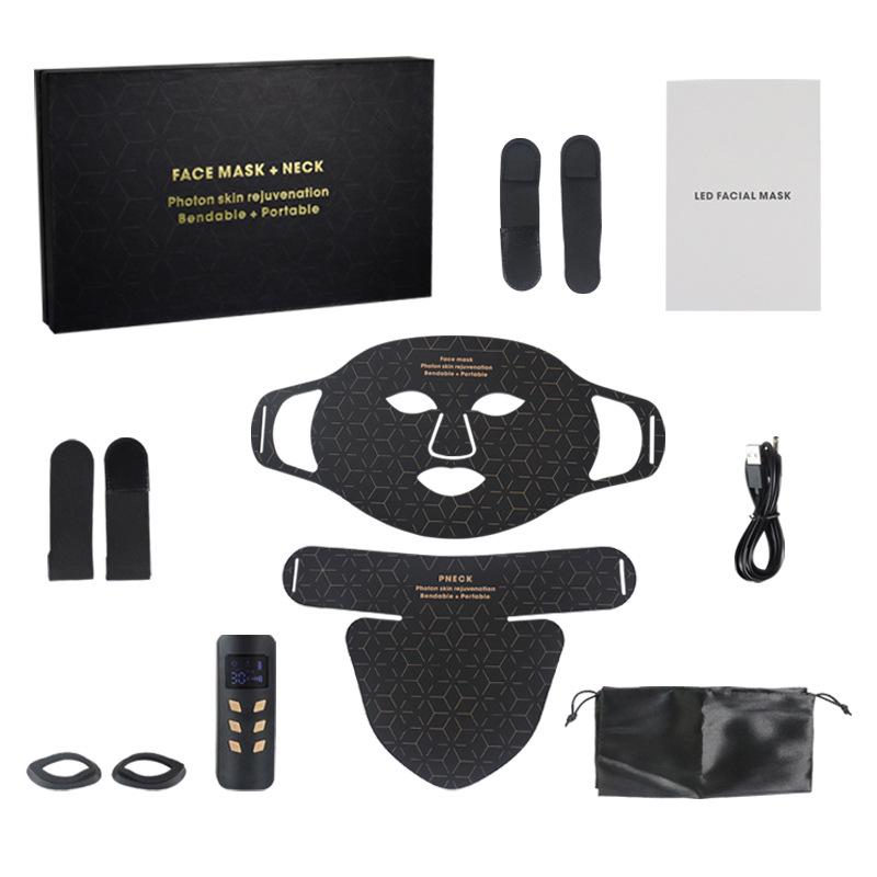 Cross-Border LED Infrared Photon Skin Rejuvenation Mask