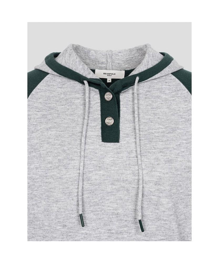 BEANPOLE GOLF Women'S Hooded Long Sleeve Pullover - Green