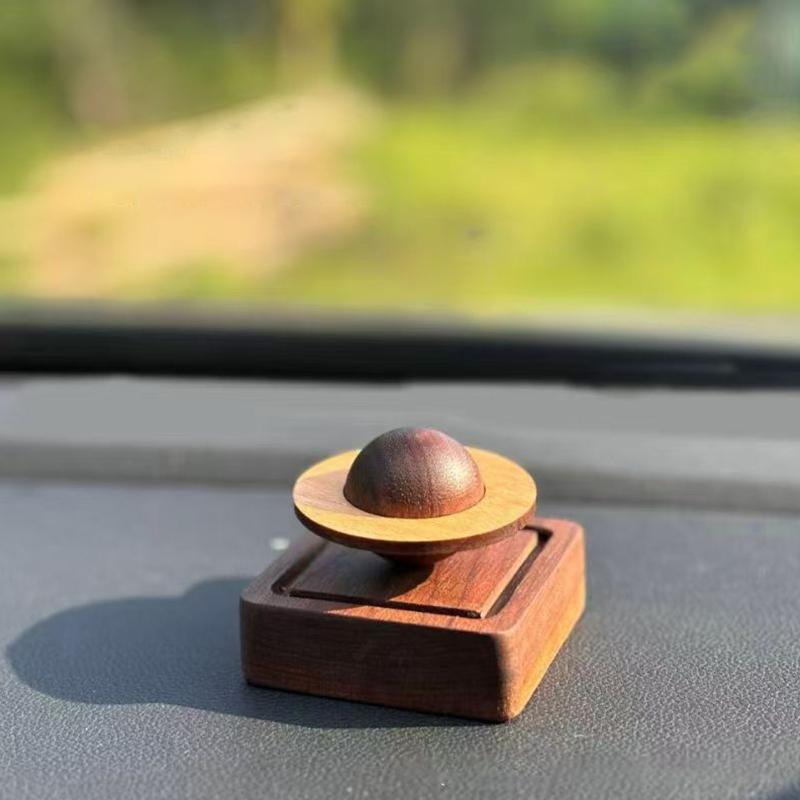 1Pc Wood Home In The Bedroom Jupiter Shape Scent Perfume Diffuser Home Decoration Aromatherapy Ornament Car Fragrance Diffuser