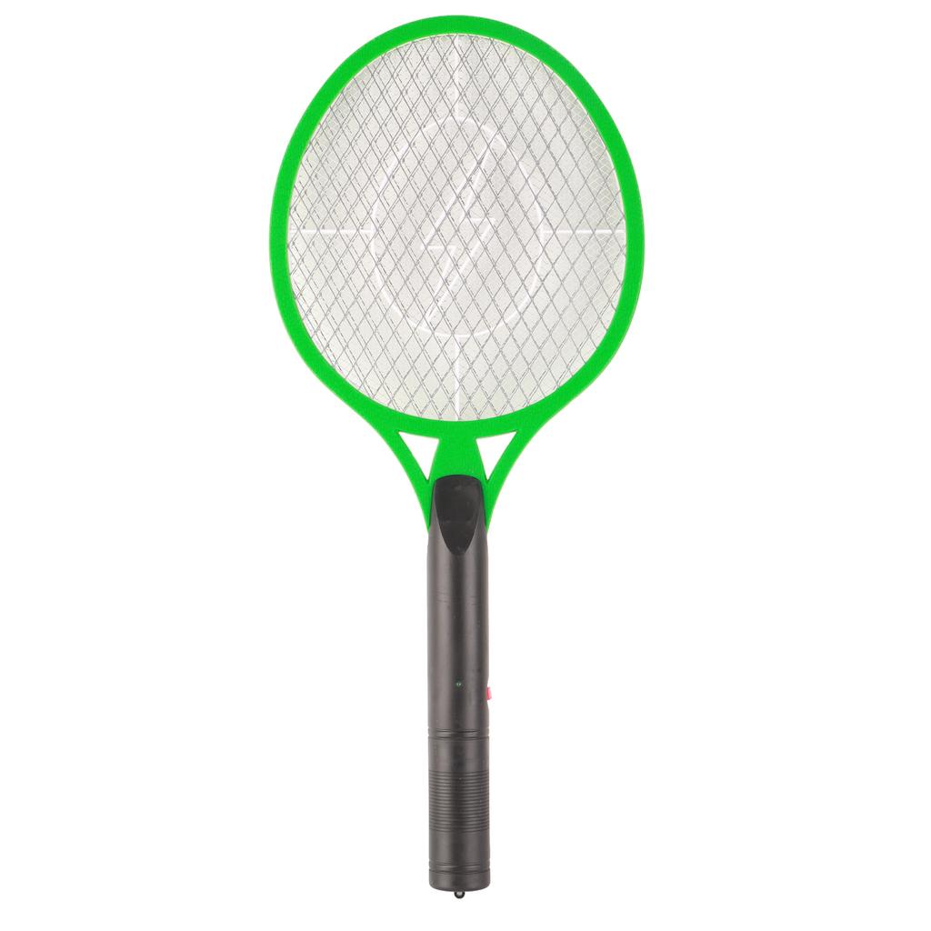 Electric Fly Swatter Racket Professional Triple Layer Large Mesh Mosquito Bat for Home Campin