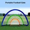 Outdoor Movable Soccer Goal Net Enhance Accuracy & Skills Improve Wear-Resistant Foldable Football Shot Mesh Free Kick Practice Football Target
