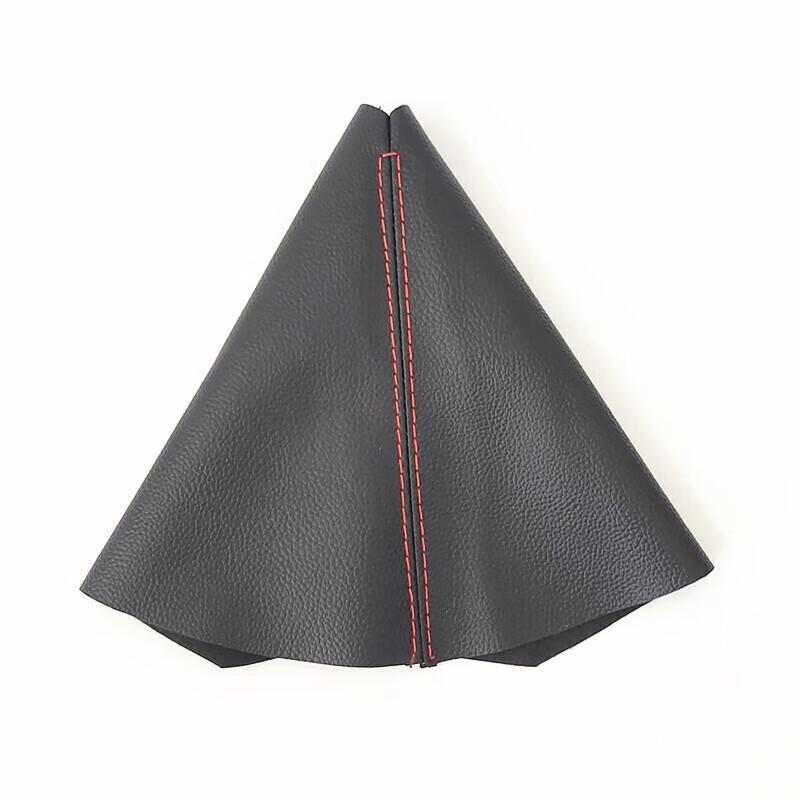 

Changan Eado 16 XT Gear Lever Leather Shift Knob with Dust Cover Black with Red Stitching (Leather) Cover
