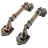 Vintage T Bar Cabinet Door Handle Wardrobe Drawer Knobs Red Bronze Kitchen Cupboard Closet Handles Pulls Furniture Accessoris