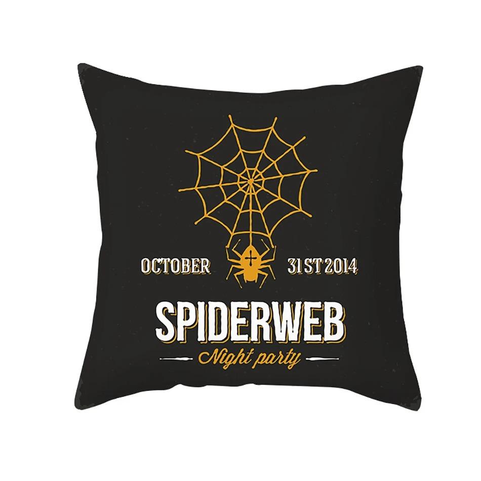 Juste De Coussin Thème Halloween, Décoration De Voiture, Bureau, Salon, Canapé, Aliments, Lanterne