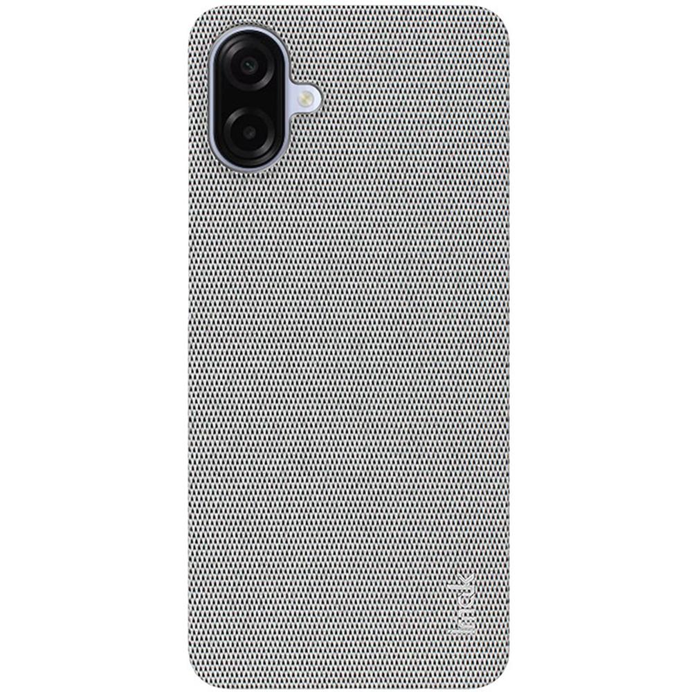 IMAK Ruiyi Series for Samsung Galaxy A07 4G Case Fabric Texture Leather+PC Phone Back Cover