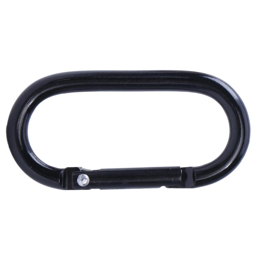 Aluminum Alloys Outdoor Oval Shape Carabiner Locking Carabiner Keychains Clip for Backpacks Camping Hikings Travelings