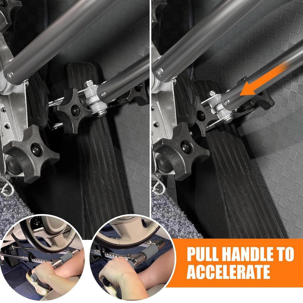 Ruční ovládání pro osoby se zdravotním postižením pro automobily Pomocná rukojeť vozidla Multifunkční ruční ovládání pro pacienty, zraněné, osoby se zdravotním postižením