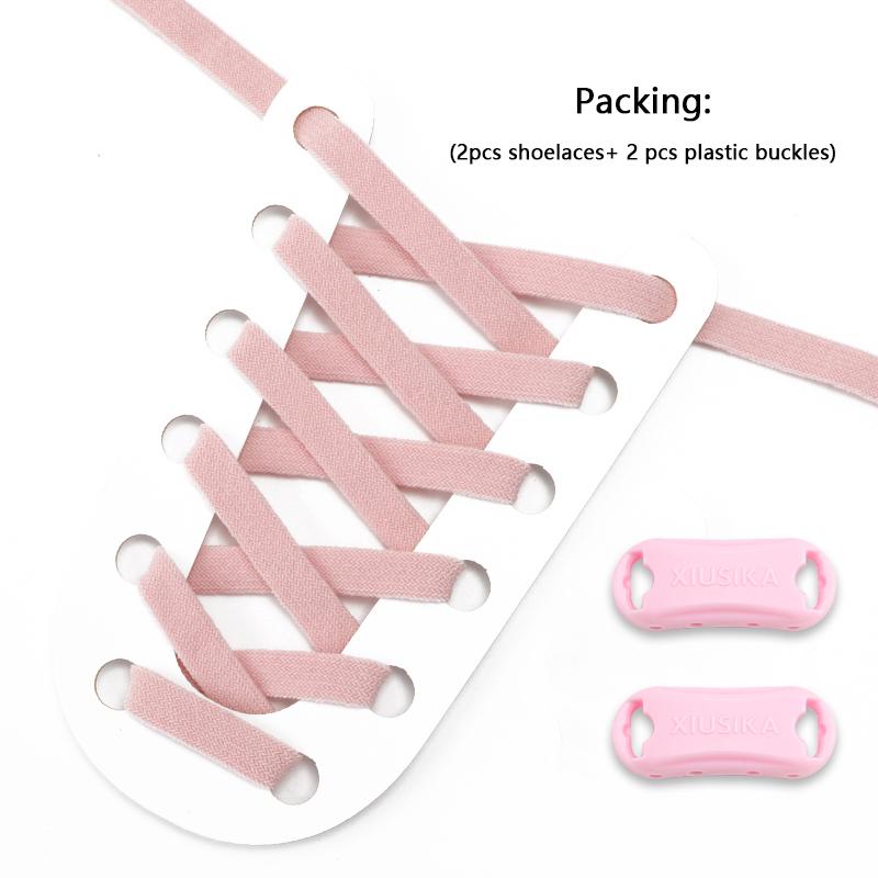 No Tie Elastic Flat Shoelaces for Kids Adults Adjustable Tieless Shoe Lace Without Ties Shoelace for Sneakers Stretch Shoestring
