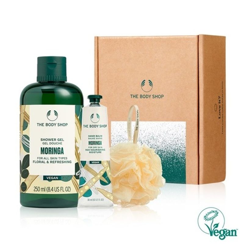 The Body Shop Moringa Shower Gel & Hand Balm Gift Set (888141) FREE
