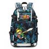 Zelda Zelda Plecak z Nadrukiem Akcesoria Outdoorowy Port USB Duża Pojemność Plecak Podróżny