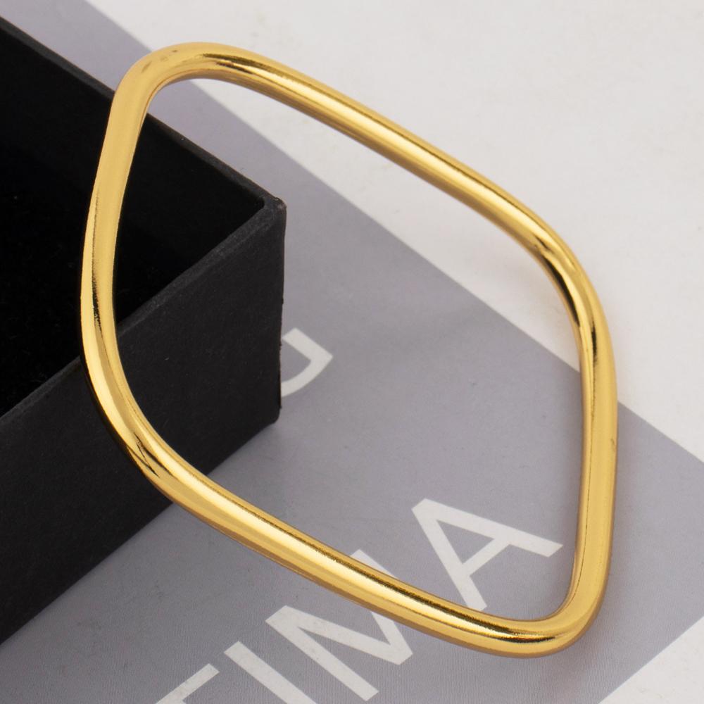 316L stainless steel gold-plated bracelet Fashion Personality Simple Punk Retro Hip-hop High Temperament Bracelet