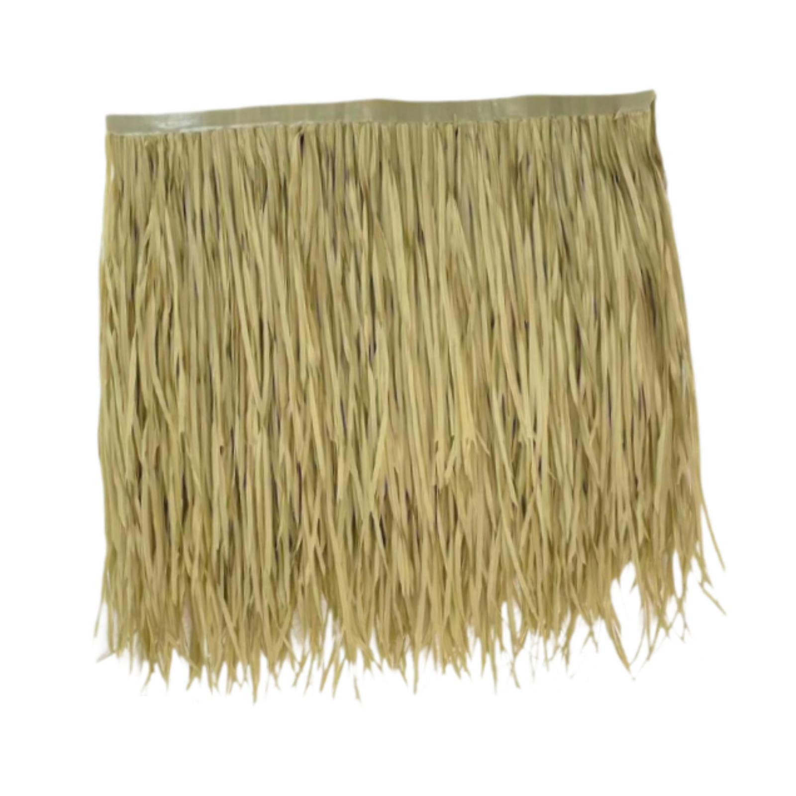 Roll Up Thatch Roof Canopy Party Fence Patio DIY Projects Lawn Plinth Thatch Tiki Hut светло-коричневого