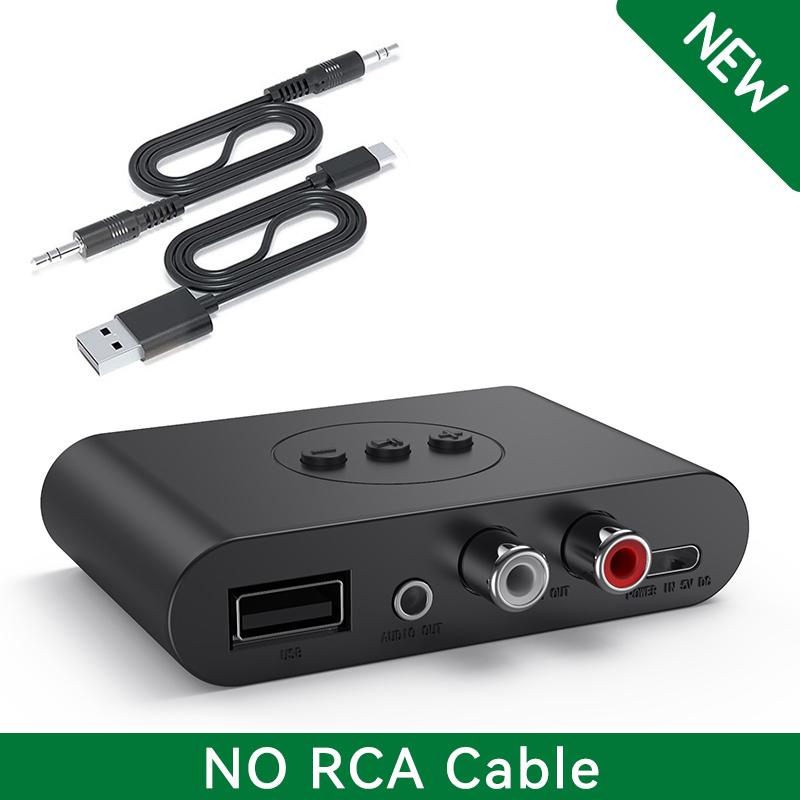 

Bluetooth 5.2 аудио приемник NFC U Disk RCA 3.5 мм AUX USB стерео музыкальный беспроводной адаптер с микрофоном для автомобильного комплекта усилителя динамика