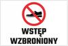 No Trespassing Sign 20x30 Cm PVC T004
