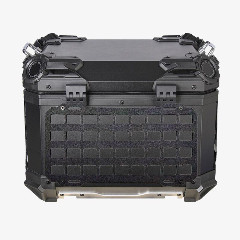 2PC Motorcycle Molle ABS Panel for Tactical Side Box Modular Storage Suspension System Free Installation Nails