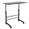 60cm Removable Side Table Height Adjustable Movable Portable Laptop Desk Stand For Bed Sofa Office