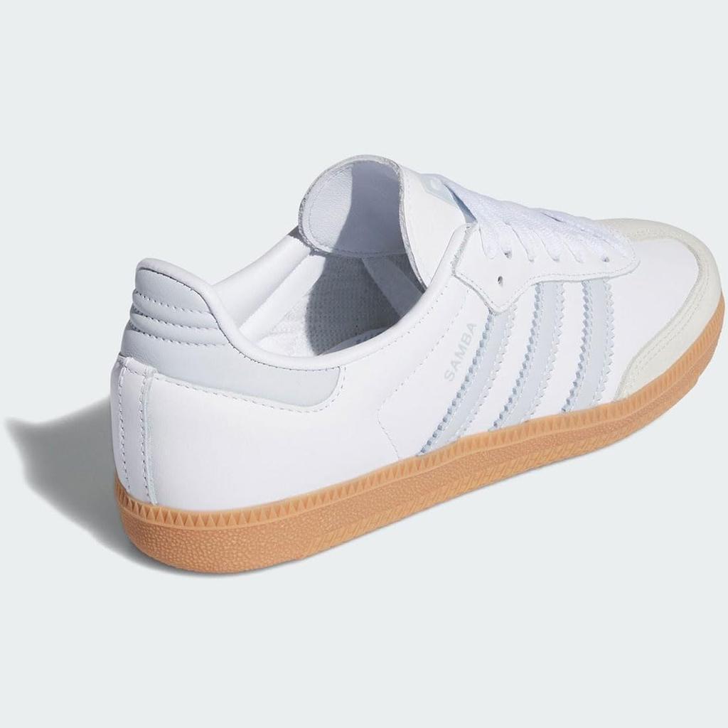 Adidas SAMBA OG Size Footwear, White/Halo Blue/Off-White, IE0877, Japan, 24.5cm