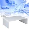 Acrylic Elevated Shelf for Desktop Smoothing Edges Easy Cleaning Acrylic Elevated Rack for Computer Monitors Dental Use