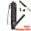 240w 2-in-1 Charging Cable USB C To USB C Quick Charge Built-in Phone Stand Quick Charge Data Wire Foldable Bracket