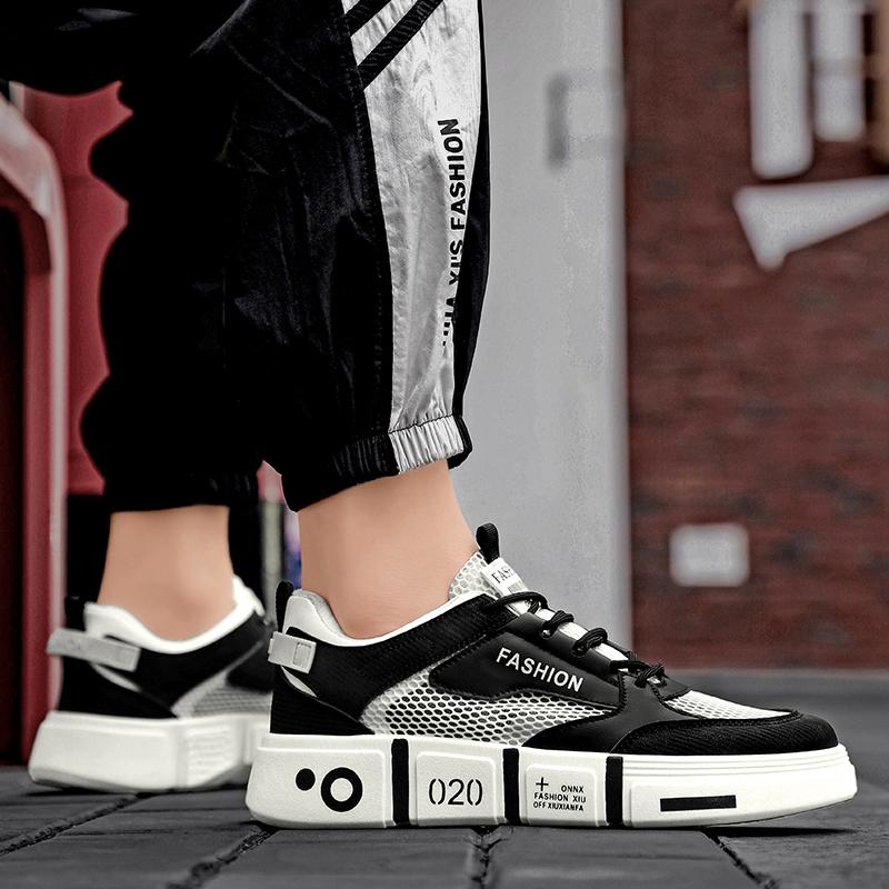 Women Summer Skateboard Shoes Students Running Sneakers Men Casual Kids Sport Shoes Height Increase Plus Size