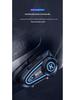 Bluetooth Motorcycle Helmet Intercom with Lights - Dual-User Capability