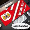 Custom Name Mouse Pad Bristol Fc Crest Mouse Pad, Gaming Mouse Pad, Keyboard Pad, Desk Decor for Computer Notebook Fan Birthday Gift