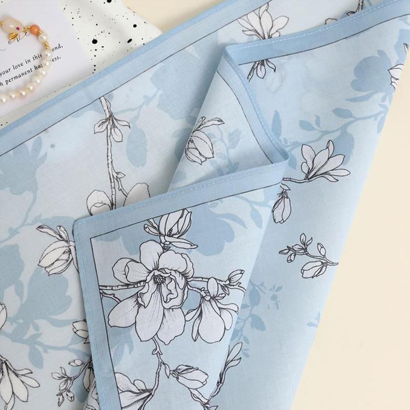 3-Pack Women Hankies Colorful Bridal Handkerchiefs Mother's Day Gifts Women's Handkerchief Washable Pure Cotton