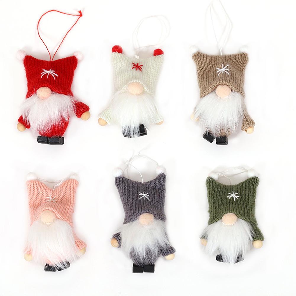 

Christmas Tree Ornaments, 1pcs Faceless Beard Doll Xmas Hanging Decorations Christmas Hanging Pendant for Party Home Decorative