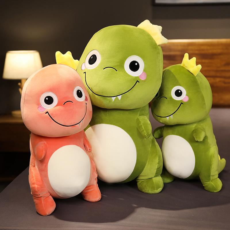 45-65CM Super Soft Cartoons Dinosaur Plush Doll Charming Stuffed Animal Dinosaur Toy for Kids Baby Hug Doll Sleep Pillow Home Decor