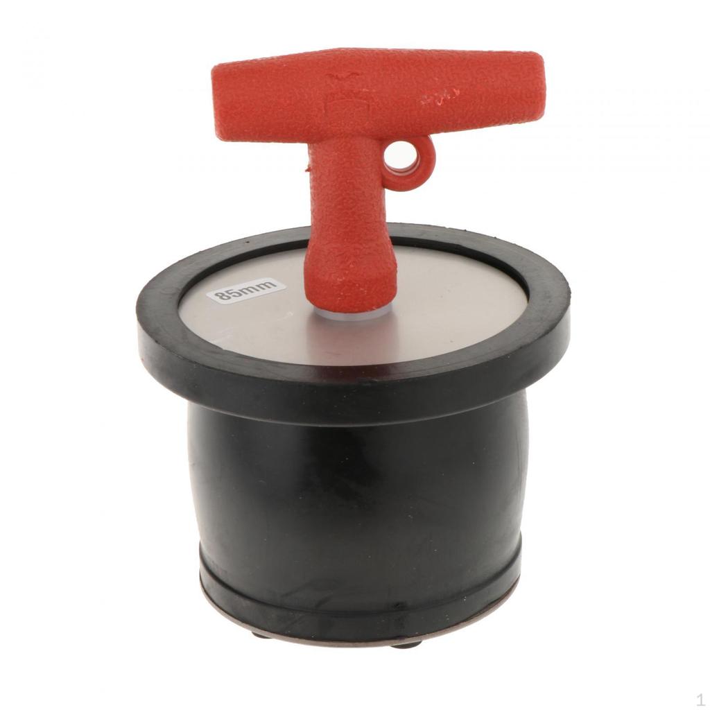 Tapón de drenaje de compresión para barco, manija en T, tubería, plomería, tapón de drenaje, expansión de goma