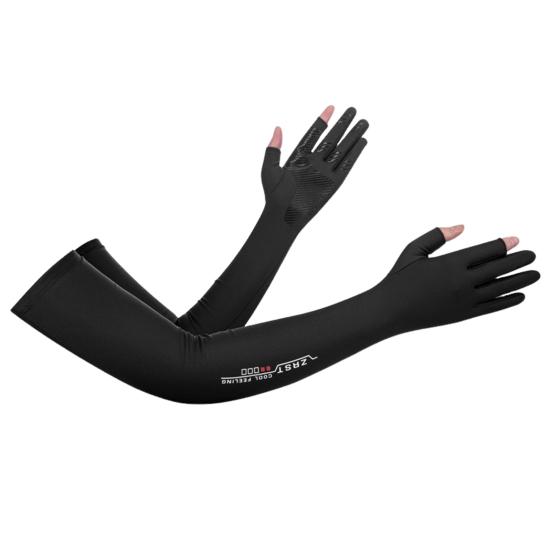 1 pár návleků na ruce s ochranou proti slunci odolné proti UV záření Prodyšné, super měkké elastické, chladivé, kompresní návleky na paži, prodyšné, letní rukavice